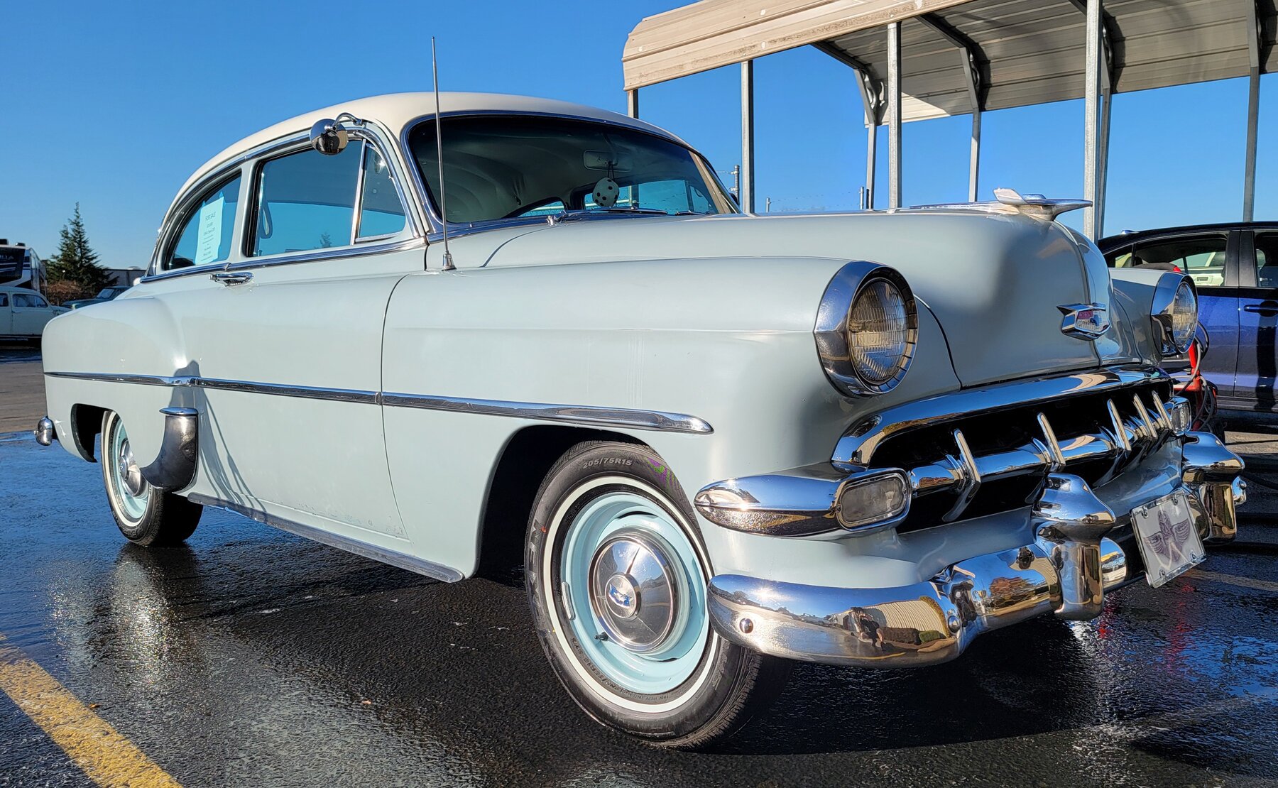 Classic 1954 Chevrolet detailed by Executive Auto Detail in Eugene