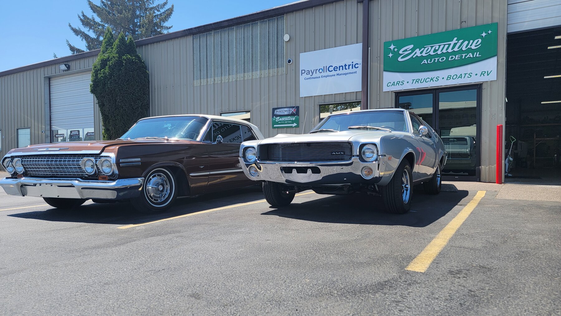 Classic muscle car detailed in Eugene, Oregon